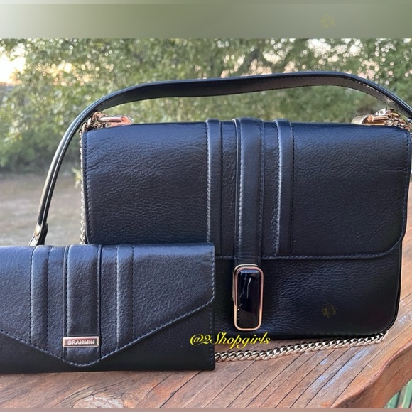 Brahmin Handbags - NWT Brahmin SET Rosalie Convertible Bag and Veronica Wallet in BLACK GRYPHON